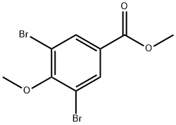 3,5-二溴-4-甲氧基苯甲酸甲酯, 22812-61-9, 结构式