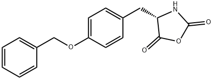 (S)-4-[4-(Benzyloxy)benzyl]oxazolidine-2,5-dione Structure