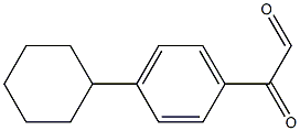 2-(4-cyclohexylphenyl)-2-oxoacetaldehyde Struktur
