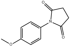 N-(P-ANISYL)-SUCCINIMIDE Structure