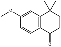 4,4-dimethyl-6-methoxy-1-tetralone Structure