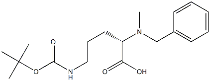 (S)-2-(benzyl(methyl)amino)-5-(tert-butoxycarbonylamino)pentanoic acid|