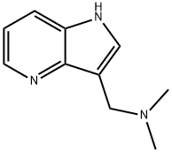 N,N-Dimethyl-1-(1H-pyrrolo[3,2-b]pyridin-3-yl)methanamine Struktur