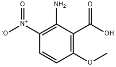 2-Amino-6-methoxy-3-nitro-benzoic acid Structure