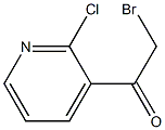 Ethanone, 2-bromo-1-(2-chloro-3-pyridinyl)- Struktur