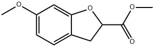 methyl 6-methoxy-2,3-dihydrobenzofuran-2-carboxylate Structure