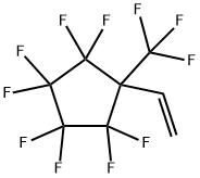OCTAFLUORO-1-(TRIFLUOROMETHYL)-1-VINYLCYCLOPENTAN 结构式