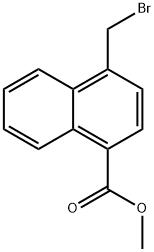 methyl 4-(bromomethyl)-1-naphthoate Structure