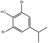 2,6-Dibromo-4-isopropylphenol, 2432-16-8, 结构式