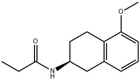 N-[(2S)-1,2,3,4-Tetrahydro-5-methoxy-2-naphthalenyl]propanamide Structure