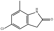 5-chloro-7-methylindolin-2-one, 245035-79-4, 结构式