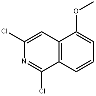 1,3-dichloro-5-methoxyisoquinoline Struktur