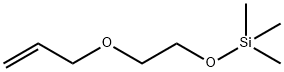 [2-(烯丙氧基)]乙氧基三甲基硅烷,24628-30-6,结构式
