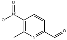6-methyl-5-nitropyridine-2-carbaldehyde Struktur