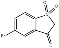 5-溴苯并[B]噻吩-3(2H)-酮-1,1-二氧化物, 250736-42-6, 结构式