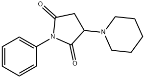 N-PHENYL-2-PIPERIDINOSUCCINIMIDE Struktur