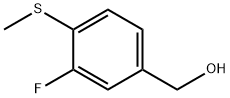 3-氟-4-(甲基硫烷基)苯基]甲醇, 252562-45-1, 结构式