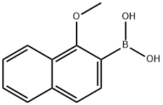 1-甲氧基-2-萘硼酸 结构式