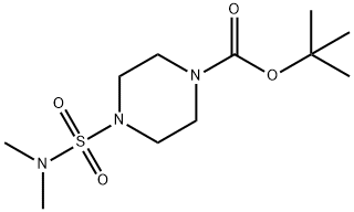 4-[(dimethylamino)sulfonyl]-1-Piperazinecarboxylic acid 1,1-dimethylethyl ester Structure