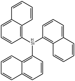 TRIS(1-NAPHTHYL)SILANE Struktur