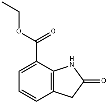 Ethyl 2-oxoindoline-7-carboxylate Structure