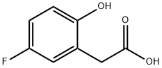 (5-Fluoro-2-hydroxy-phenyl)-acetic acid Structure
