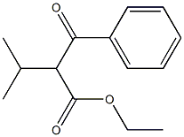 ethyl 2-benzoyl-3-methylbutanoate Structure