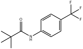2,2-Dimethyl-N-(4-trifluoromethyl-phenyl)-propionamid Struktur