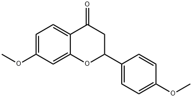 7,4'-diMethoxyflavanone 化学構造式