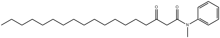 N-METHYL-3-OXOOCTADECANANILIDE Struktur