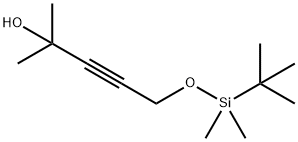 5-{[tert-butyl(dimethyl)silyl]oxy}-2-methylpent-3-yn-2-ol Structure