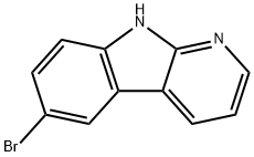 6-溴-9H-吡啶并[2,3-B]吲哚, 26066-88-6, 结构式