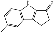 7-Methyl-1,4-dihydro-2H-cyclopenta[b]indol-3-one Structure