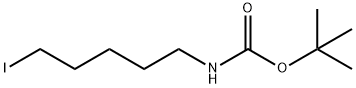tert-Butyl 5-iodopentylcarbamate Structure