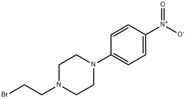 1-(2-Bromoethyl)-4-(4-nitrophenyl)piperazine Structure