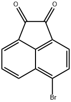 5-bromoacenaphthylene-1,2-dione, 26254-35-3, 结构式