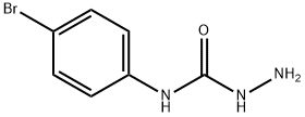 3-アミノ-1-(4-ブロモフェニル)尿素 化学構造式