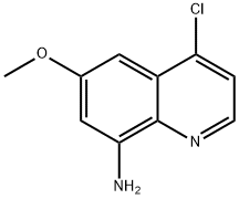 4-Chloro-6-methoxyquinolin-8-amine Struktur