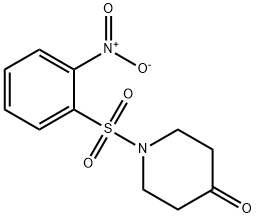 1-(2-Nitro-benzenesulfonyl)-piperidin-4-one Structure