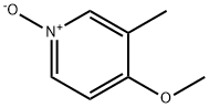 4-methoxy-3-methylpyridine N-oxide Struktur