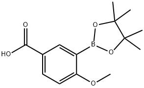 4-methoxy-3-(4,4,5,5-tetramethyl-1,3,2-dioxaborolan-2-yl)benzoic acid Structure