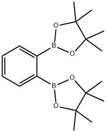 1,2-bis(4,4,5,5-tetramethyl-[1,3,2]dioxabororan-2-yl)benzene Structure