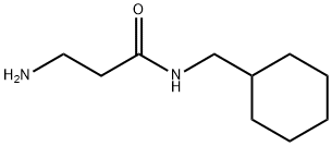 3-amino-N-(cyclohexylmethyl)propanamide Structure