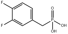 3,4-Difluorobenzylphosphonic acid Structure