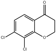 7,8-DICHLORO-3,4-DIHYDRO-2H-1-BENZOPYRAN-4-ONE Structure
