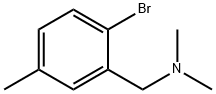 4-Methyl-2-(N,N-dimethylaminomethyl)bromobenzene Struktur