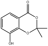 4H-1,3-Benzodioxin-4-one,8-hydroxy-2,2-dimethyl- Structure