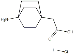 2-{4-アミノビシクロ[2.2.2]オクタン-1-イル}酢酸塩酸塩 化学構造式