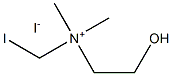 (iodomethyl)(2-hydroxyethyl)dimethylammonium iodide Structure
