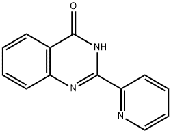 2-(2-吡啶基)-4-羟基喹唑啉 结构式